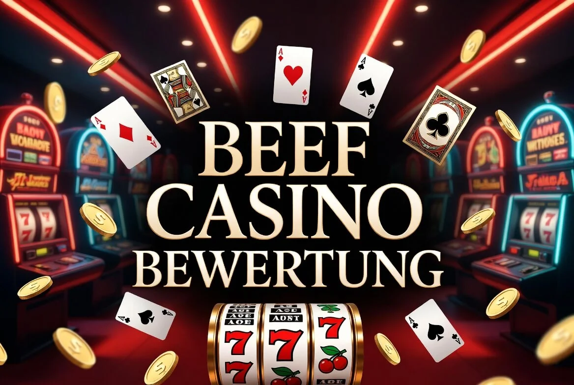 Lobby von Beef Casino im Realtest für Spieler aus Deutschland